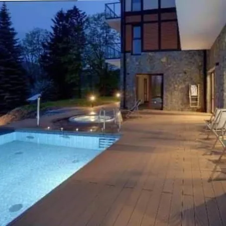 Z Basenem I Jacuzzi Karmelowy Na Dolnej Park A13, Ul Dolna 7a Appartamento Szklarska Poręba